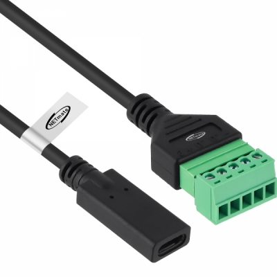 강원전자 넷메이트 NM-TG07 USB2.0 CF / 터미널 블록 케이블 1m