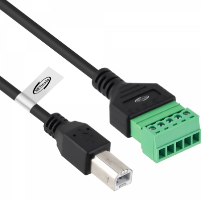 강원전자 넷메이트 NM-TG10 USB2.0 BM / 터미널 블록 케이블 1m