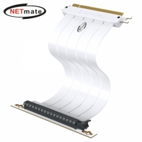 강원전자 넷메이트 NM-DPC184 PCI-E 4.0 라이저 케이블 200mm (화이트/90도)