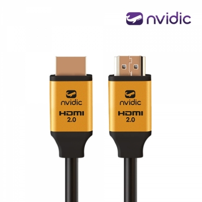 엔비딕 HDMI 2.0 4K 골드메탈 케이블 2M NV-HD220-GOLD (NV003)