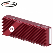 강원전자 넷메이트 NM-DPI0759 M.2 SSD 알루미늄 방열판 (레드)