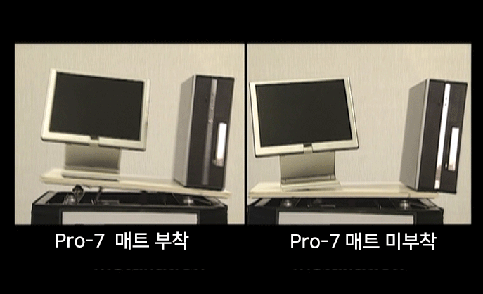 강원전자 프로세븐 지진 대비 전도 방지 매트 JS-F1054H-S