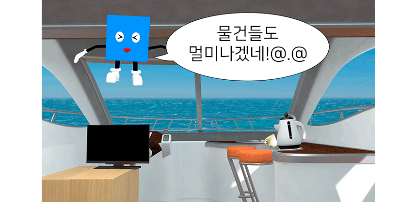강원전자 프로세븐 지진 대비 전도 방지 매트 JS-F1054H-S
