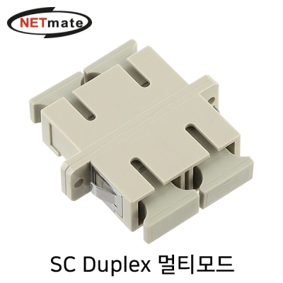 강원전자 넷메이트 NMK-SDM SC Duplex 멀티모드 광어댑터(세라믹)