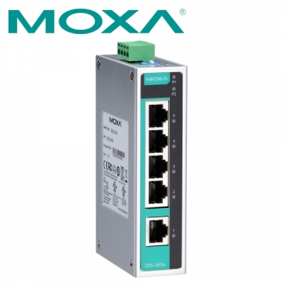 MOXA EDS-205A 산업용 5포트 스위칭 허브