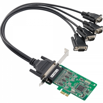 MOXA CP-104EL-A-DB9M 4포트 PCI Express 시리얼카드(슬림PC겸용)