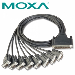 MOXA CBL-M62M9x8-100/OPT8D 8포트 시리얼카드 케이블 1m