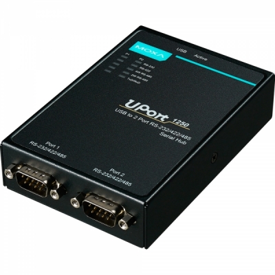 MOXA UPort 1250 USB2.0 to 2포트 RS232/422/485 시리얼 컨버터