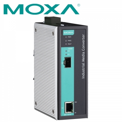 MOXA IMC-101G 산업용 기가비트 이더넷 광 컨버터(SFP 모듈 미포함)