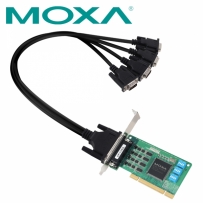 MOXA CP-114UL-DB9M PCI 4포트 RS232/422/485 시리얼카드(슬림PC겸용)