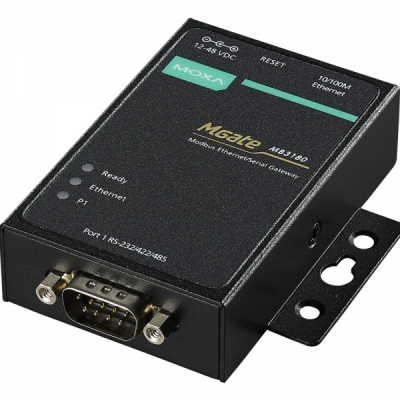 MOXA MGate MB3180 RS232/422/485 Modbus TCP 게이트웨이