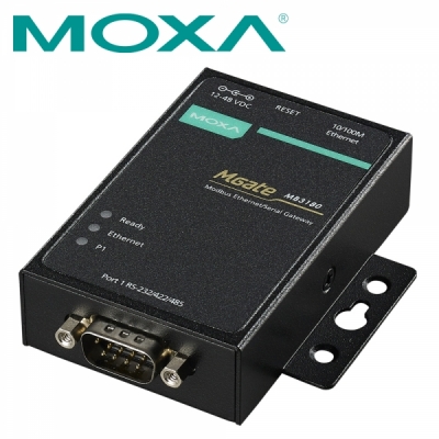 MOXA MGate MB3180 RS232/422/485 Modbus TCP 게이트웨이