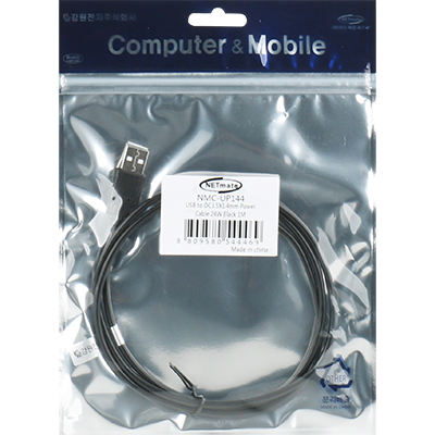 강원전자 넷메이트 NMC-UP144 USB 전원 케이블 1m (3.5x1.4mm/24W/블랙)