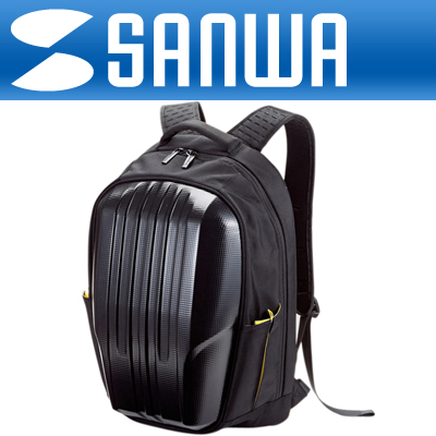강원전자 산와서플라이 200-BAG068BK 초경량 하드쉘 노트북 가방/백팩(15.6"와이드/블랙)