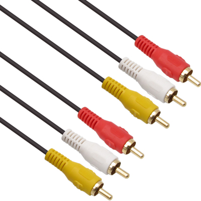 강원전자 넷메이트 NMA-3R050N RCA 3선 케이블(2.8Ø) 5m