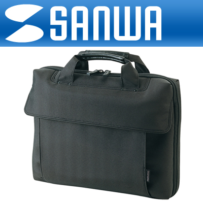 SANWA BAG-P7BK 컴팩트 충격흡수 노트북 가방(14.1