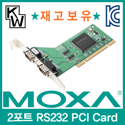 MOXA CP-102U 2포트 PCI 시리얼카드