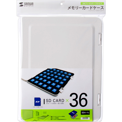 강원전자 산와서플라이 FC-MMC20SD SD 메모리카드 케이스(36매)