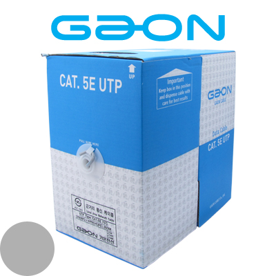GAON(가온전선) UTP Cat.5e 케이블 300m (그레이) / GAON CAT.5E 300M (Gray)