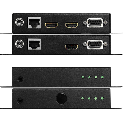 NETmate HDMI-EXW HDMI+RS232 1:1 리피터(로컬 + 리모트)(100m)(IR 컨트롤)