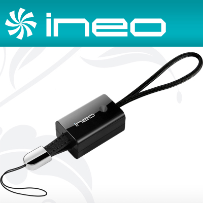 ineo I-NC06 Black 휴대용 USB2.0 Mini 5핀 케이블(블랙)