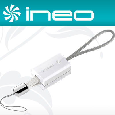 ineo I-NC06 White 휴대용 USB2.0 Mini 5핀 케이블(화이트)