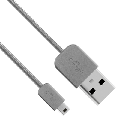 ineo I-NC06 White 휴대용 USB2.0 Mini 5핀 케이블(화이트)