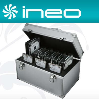 ineo I-NC23 알루미늄 하드디스크 보관함(2.5 3Bay + 3.5" 6Bay)