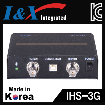 I&X(아이앤엑스) IHS-3G HDMI/DVI to SDI x2 컨버터
