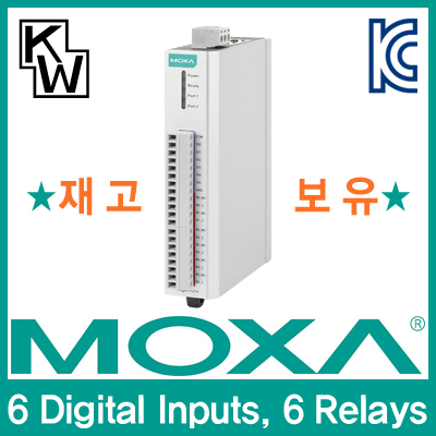 MOXA ioLogik E1214 원격 I/O 제어기(6 Digital Inputs, 6 Relays)