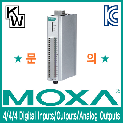 MOXA ioLogik E1242 원격 I/O 제어기(4 Digital Inputs, 4 Digital Outputs, 4 Analog Outputs)