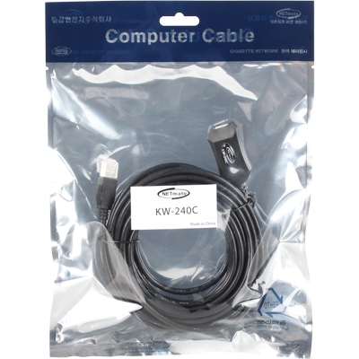 강원전자 넷메이트 KW-240C USB2.0 무전원 리피터 7m (Terminus)