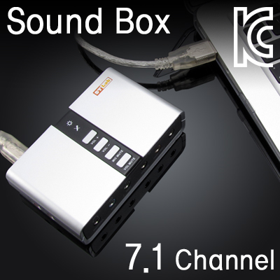 NETmate M-330 7.1채널 USB2.0 사운드 박스(S/PDIF 지원)