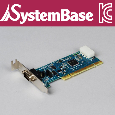 SystemBase(시스템베이스) 1포트 RS-232 PCI 시리얼 카드 / Multi-1/LPCI RS232