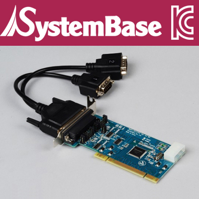 SystemBase(시스템베이스) 2포트 RS-422/485 PCI 시리얼 카드 (케이블타입) / Multi-2C/LPCI COMBO