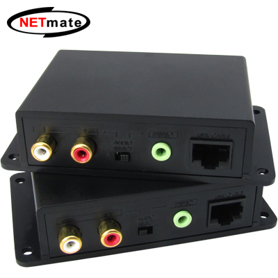 NETmate NM-AE02 스테레오 오디오 장거리 전송장치(600m)