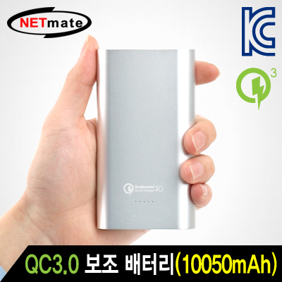 강원전자 넷메이트 NM-CP102A QC3.0 휴대용 보조 배터리(10050mAh/리튬 이온)