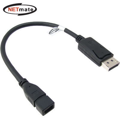강원전자 넷메이트 NM-DPG01 Mini DisplayPort to DisplayPort 케이블 젠더 0.25m