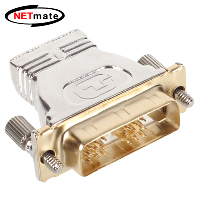 강원전자 넷메이트 NM-HG25 HDMI to DVI 젠더 (풀 메탈)
