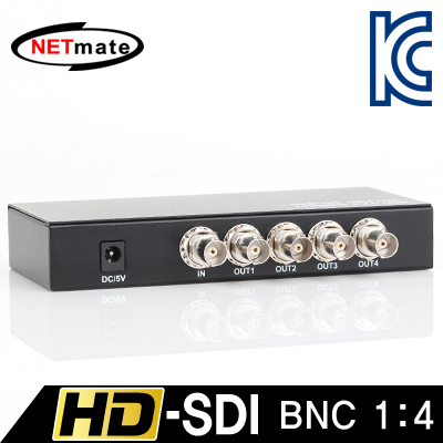 강원전자 넷메이트 NM-SDS14 HD-SDI 지원 BNC 1:4 분배기