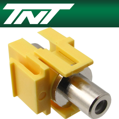 강원전자 TNT NM-TNT39 RCA F/F 스냅인 멀티미디어 모듈(옐로우)
