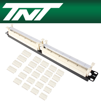강원전자 TNT NM-TNT73 허브랙/서버랙 110블럭 100P(1U)