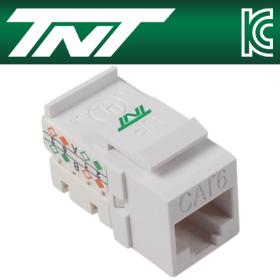 TNT NM-TNT76 CAT.6 UTP 스냅인 키스톤잭 모듈(90°)