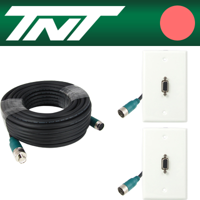 강원전자 TNT NM-TNTA15S6 RGB 월 플레이트 분리형(배관용) 케이블 15m