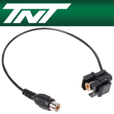 강원전자 TNT NM-TNTG03 RCA F/F 스냅인 멀티미디어 케이블 타입 모듈 0.3m