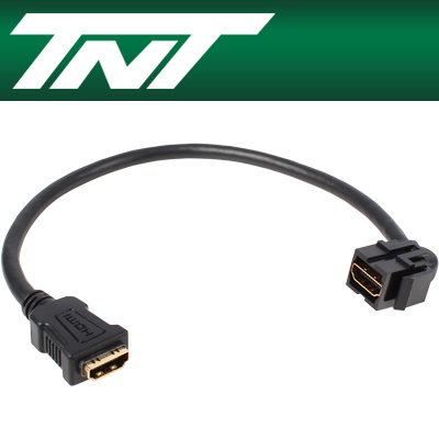 강원전자 TNT NM-TNTG07 HDMI F/F 스냅인 멀티미디어 케이블 타입 모듈 0.3m