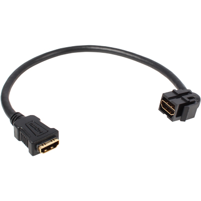 강원전자 TNT NM-TNTG07 HDMI F/F 스냅인 멀티미디어 케이블 타입 모듈 0.3m