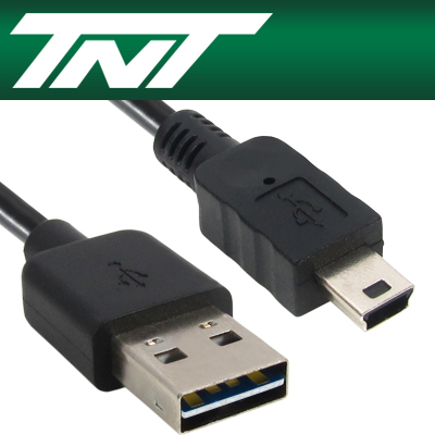 강원전자 TNT NM-TNTR03 USB2.0 양면인식 Mini 5핀 케이블 2m