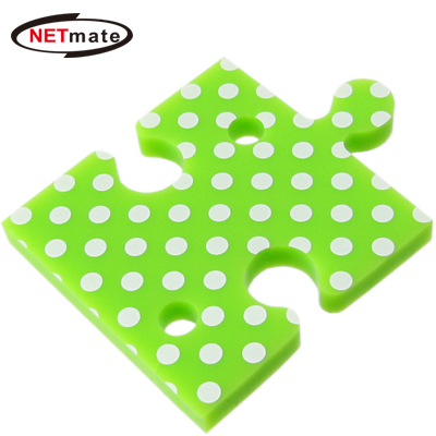 강원전자 넷메이트 NMA-LM28 퍼즐 이어폰 줄감개(꼬임방지 선 정리기)(그린)
