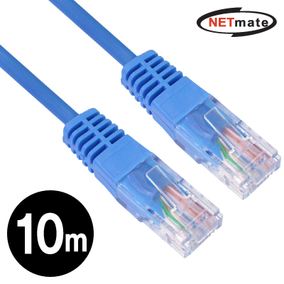 NETmate NMC-UC510 CAT.5E UTP크로스 케이블 10m